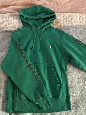 CHAMPION Green Hoodie